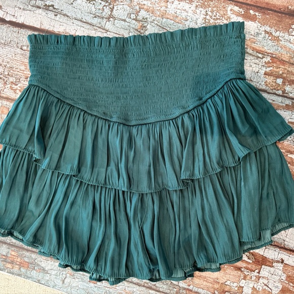 Mustard Seed green Blue  Mini Skort - Picture 6 of 6